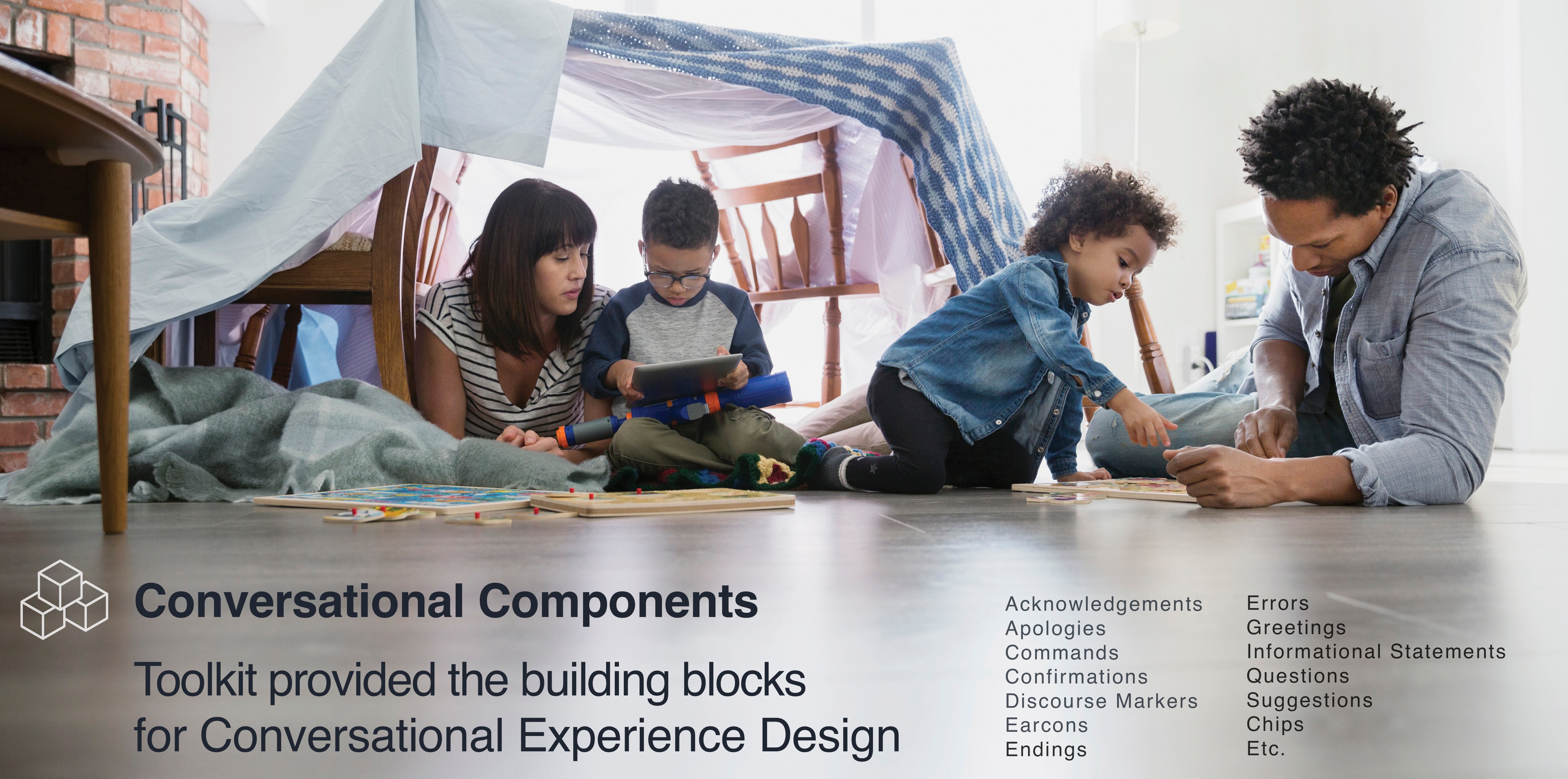 Conversational components toolkit provided the building blocks for conversation design