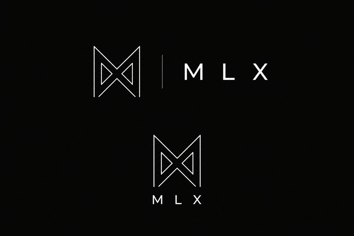 Rejected linear M monogram.